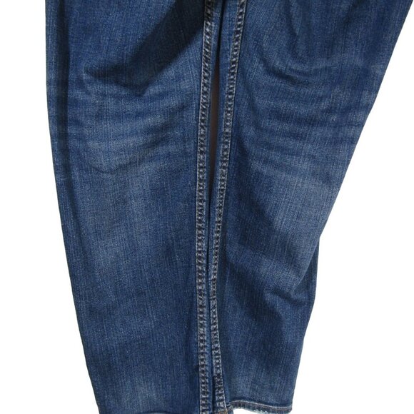 SILVER JEANS Distressed Boyfriend Sam Slim Leg Jeans Pants Relaxed SZ 18 L27 - Picture 6 of 10